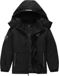 Kid's Waterproof Ski Jacket for Boys - Fleece Lined Winter Coat