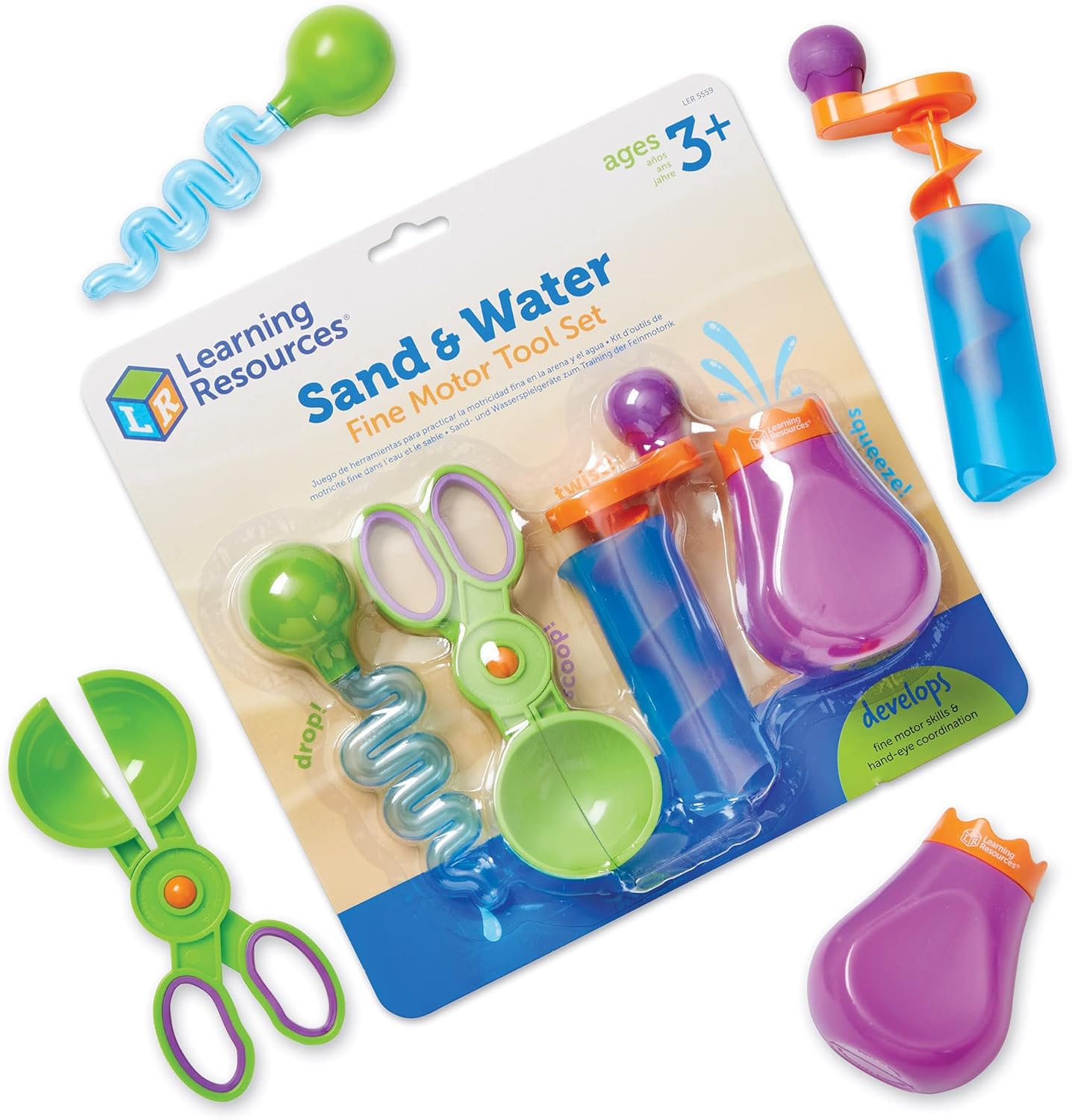 Fine Motor Fun Set - 4 Pieces, Ages 3+