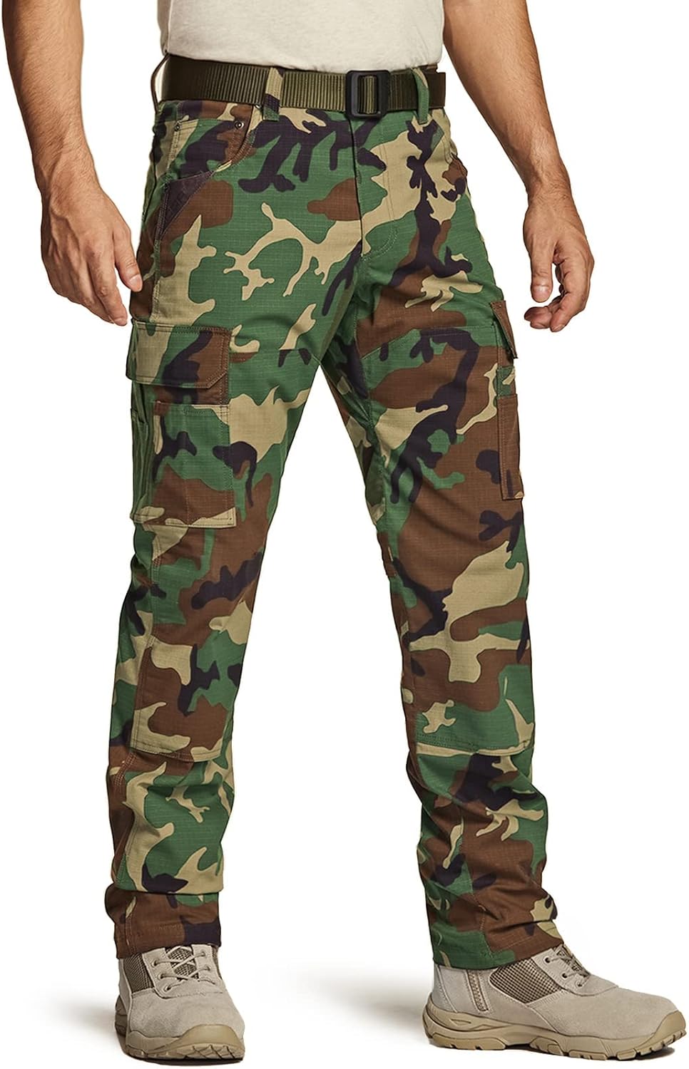 CQR Men's Quick Dry Work Pants for Tactical Outdoor Activities