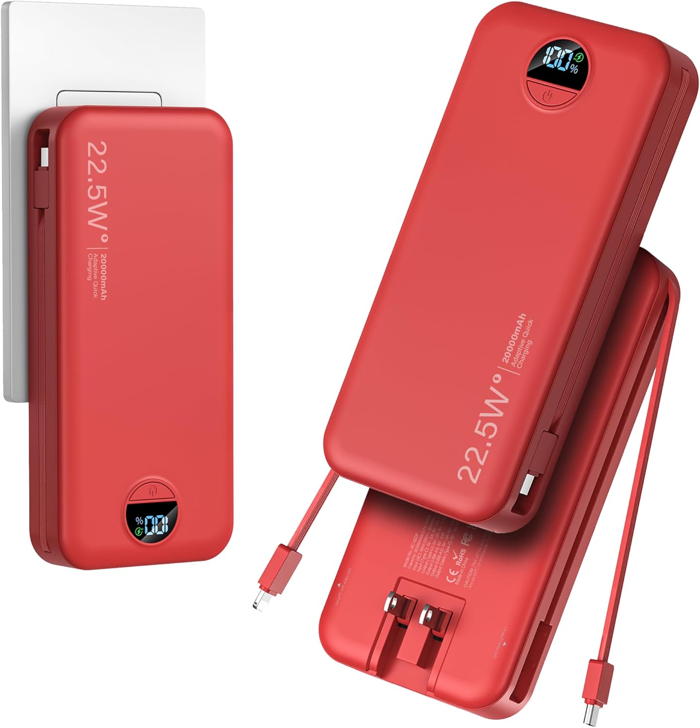 20,000mAh PD20W Fast Charge Power Bank