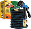 Flexi Hose with 8 Function Nozzle, 25FT - Lightweight Expandable