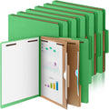 12 Pcs Classification Folders Letter Size - 2 Pocket Expanding Files