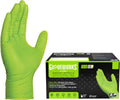 GLOVEWORKS 8 mil Green Nitrile Gloves: Diamond Grip