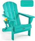 Folding Adirondack Chair Wood Texture - Weather Resistant Comfort