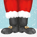 Santa Boots Christmas Cocktail Napkins by Boston International