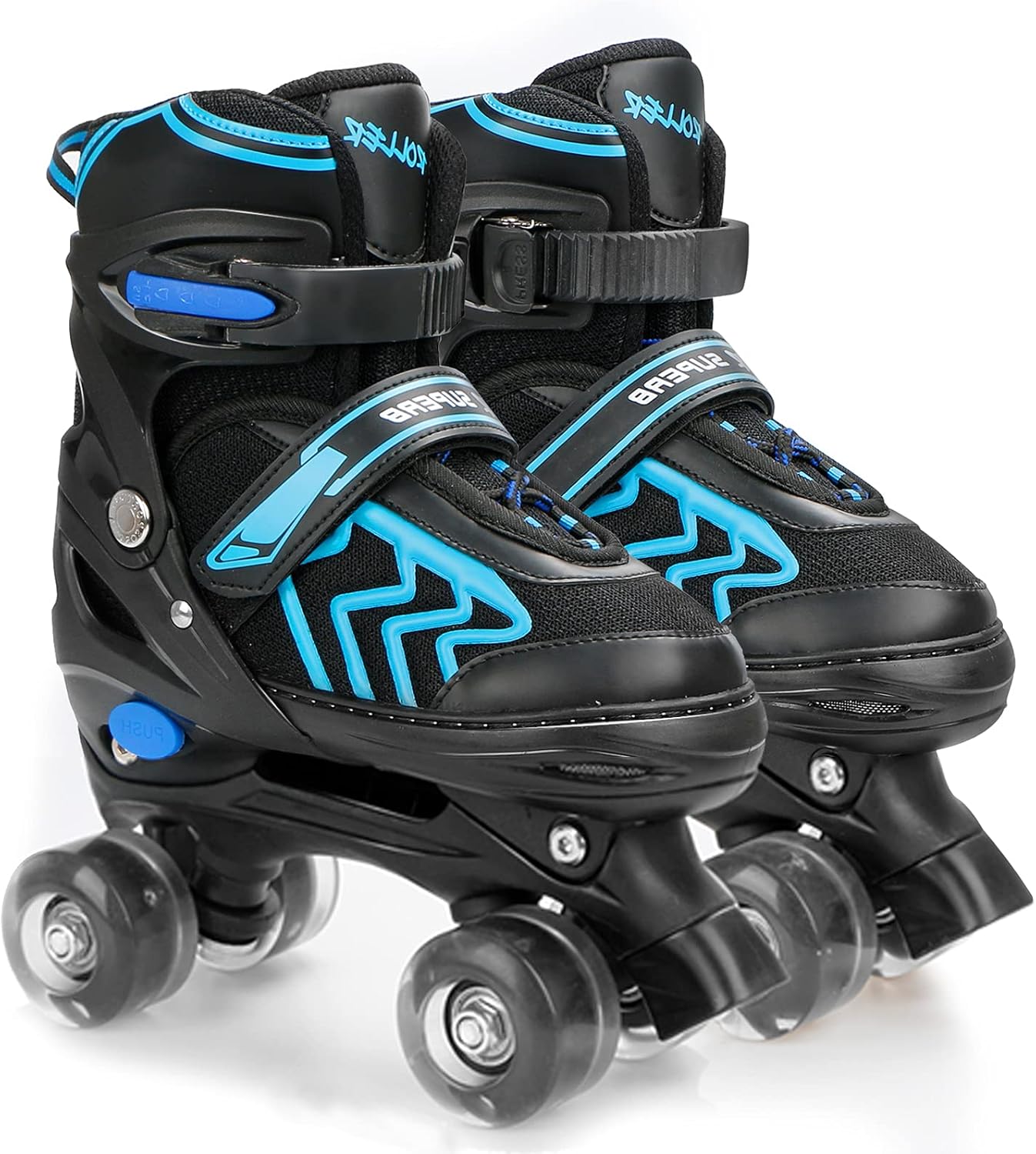Kids Roller Skates for Boys with Adjustable Sizes and Lights