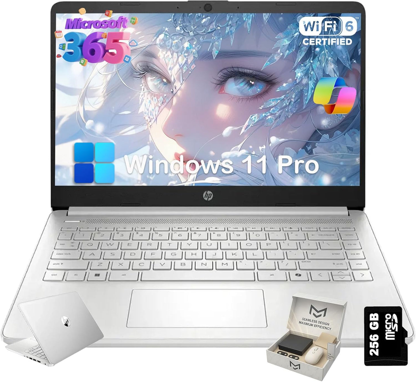 HP 2025 14 inch Laptop for Students & Business Needs