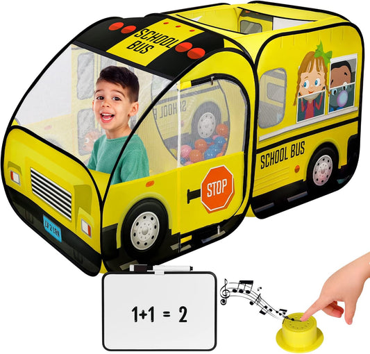 Magic Wheels School Bus Play Tent for Kids