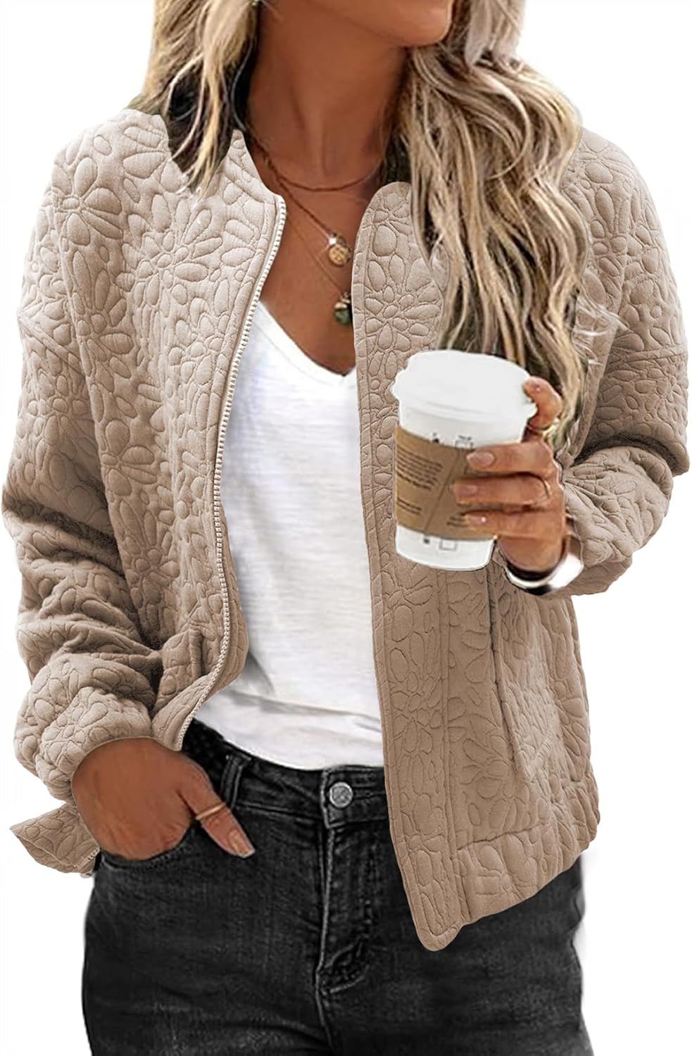 EVALESS Bomber Jackets for Women Spring Fashion 2025 Cute Style