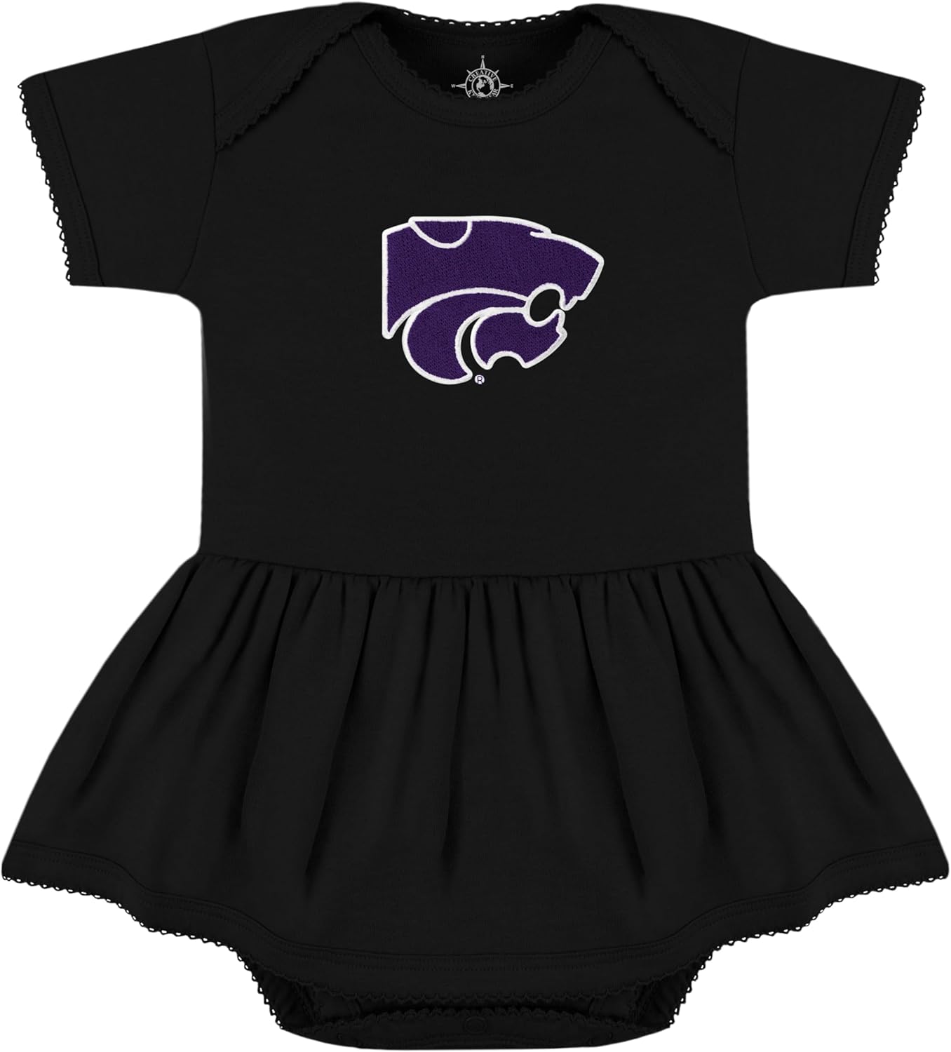 Creative Knitwear College Baby Picot Bodysuit Dress for Girls