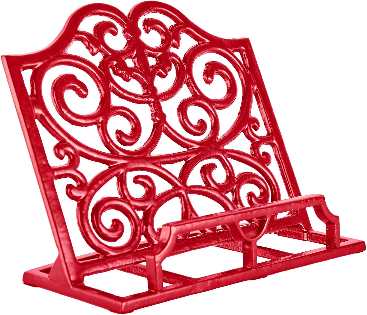 JOGREFUL Cookbook Stand - Heavy-Duty Cast Iron Recipe Holder