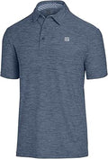 Dry Fit Short-Sleeve Polo for Men - Athletic Casual Golf Shirt