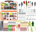 117PCS Fishing Lures Baits Tackle Set for Freshwater & Saltwater