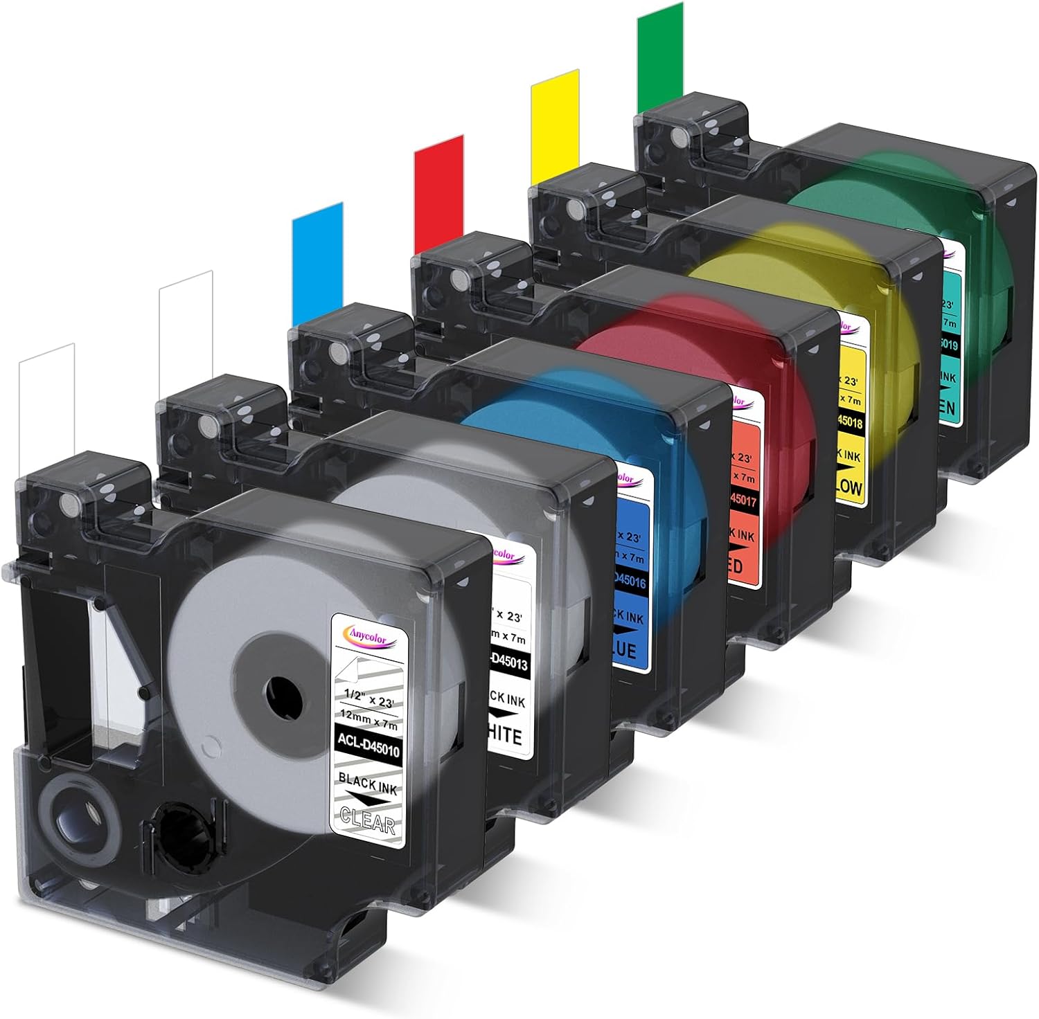 Dymo D1 Label Tape 6-Pack: Unleash Ultimate Labeling Power!