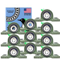 PGN UCP201-8 Pillow Block Bearing Pack of 10 - Durable Mounted