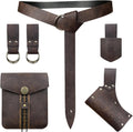 Renaissance Belt Costume Accessories 6-PC Set - Complete Cosplay Kit