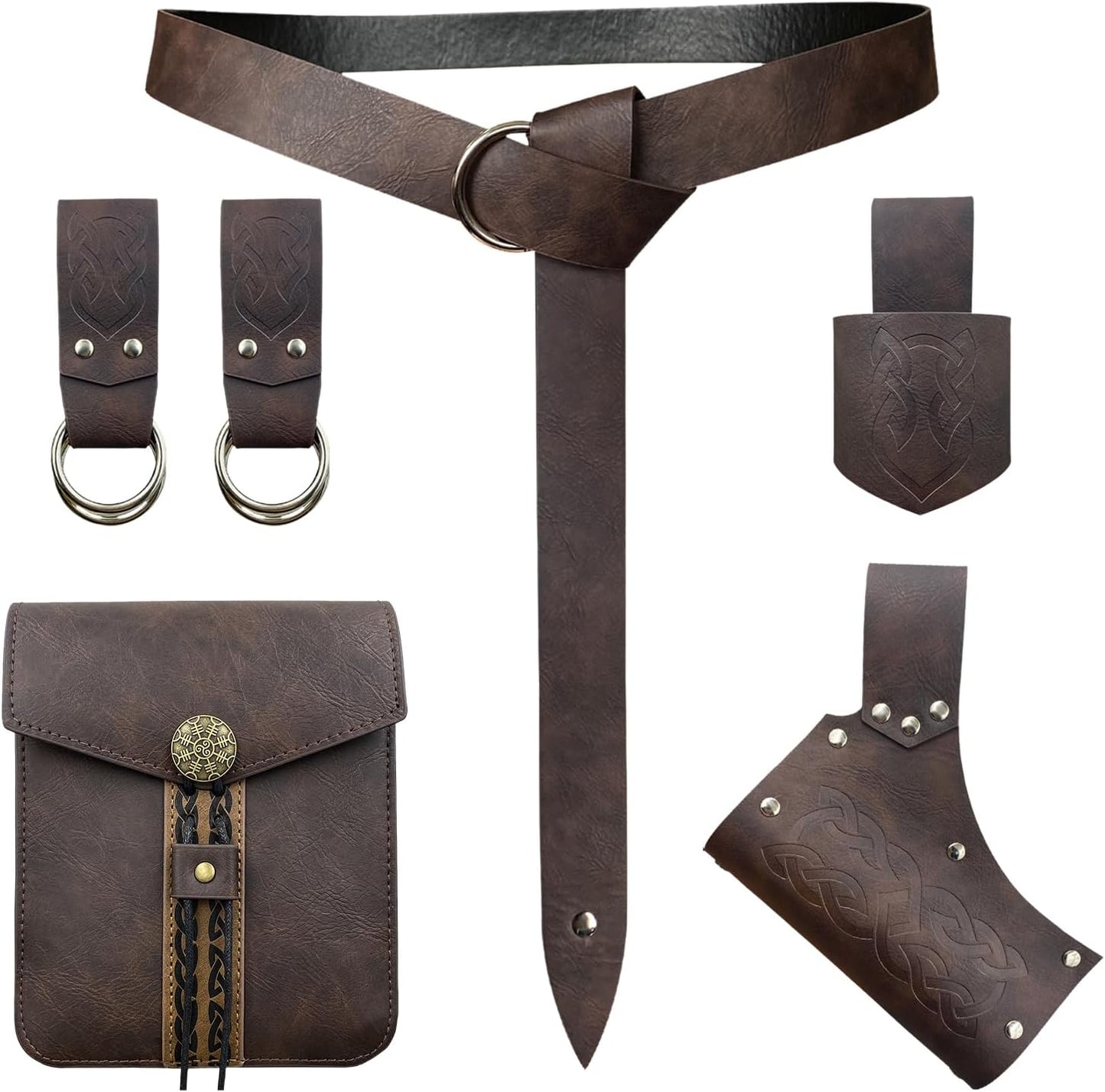 6 PCs Renaissance Belt Costume Accessories for Cosplay Fun
