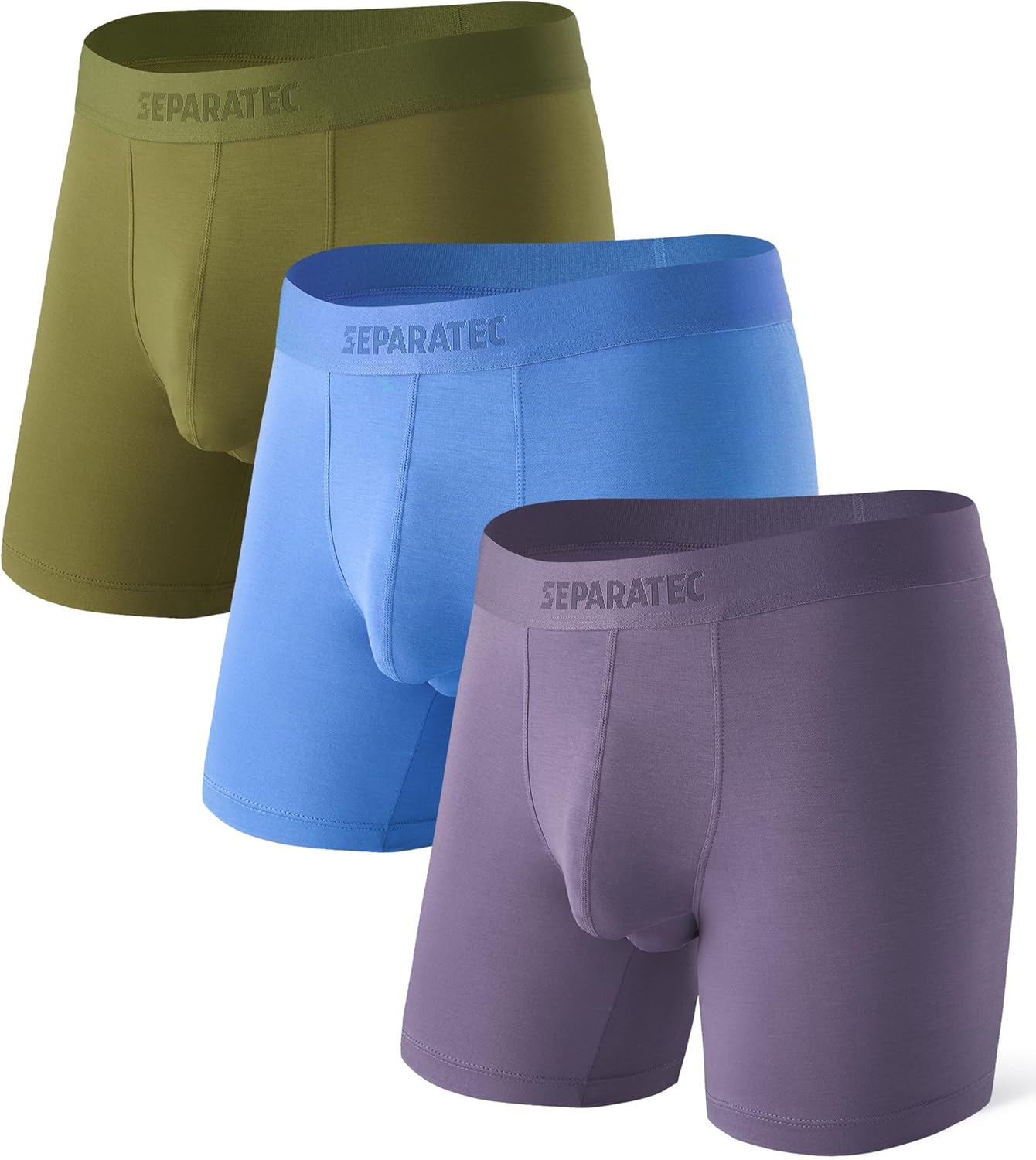 Separatec Christmas Underwear for Men with Dual Pouch Comfort
