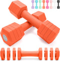 Adjustable Dumbbells Set 4 in 1 - Compact Home Strength Set