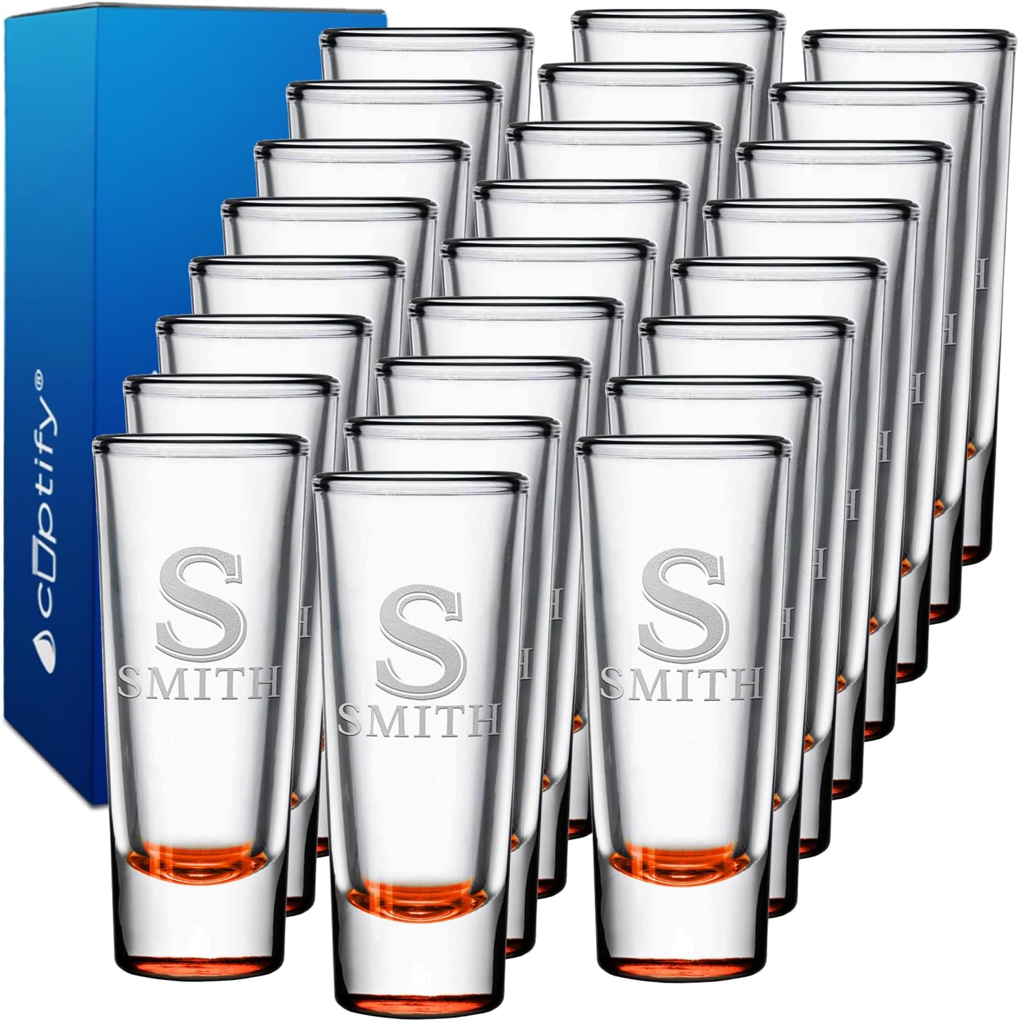 Personalized Shot Glasses Set of 25 for Unique Celebrations