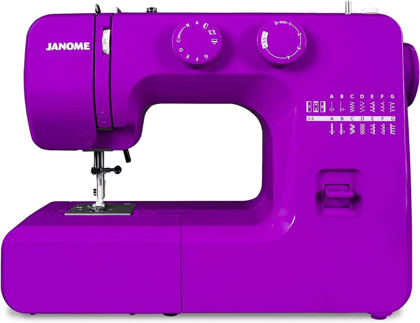 Janome 001MAJESTY Purple Majesty Sewing Machine for Beginners