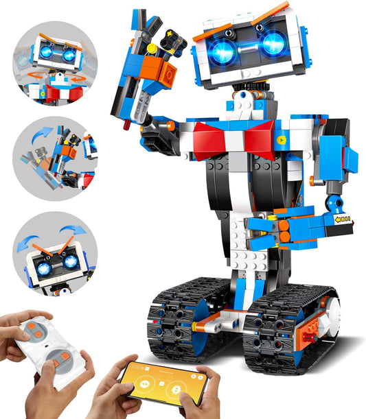 STEM Robot Building Kit w/ App Control - Educational Coding Fun!