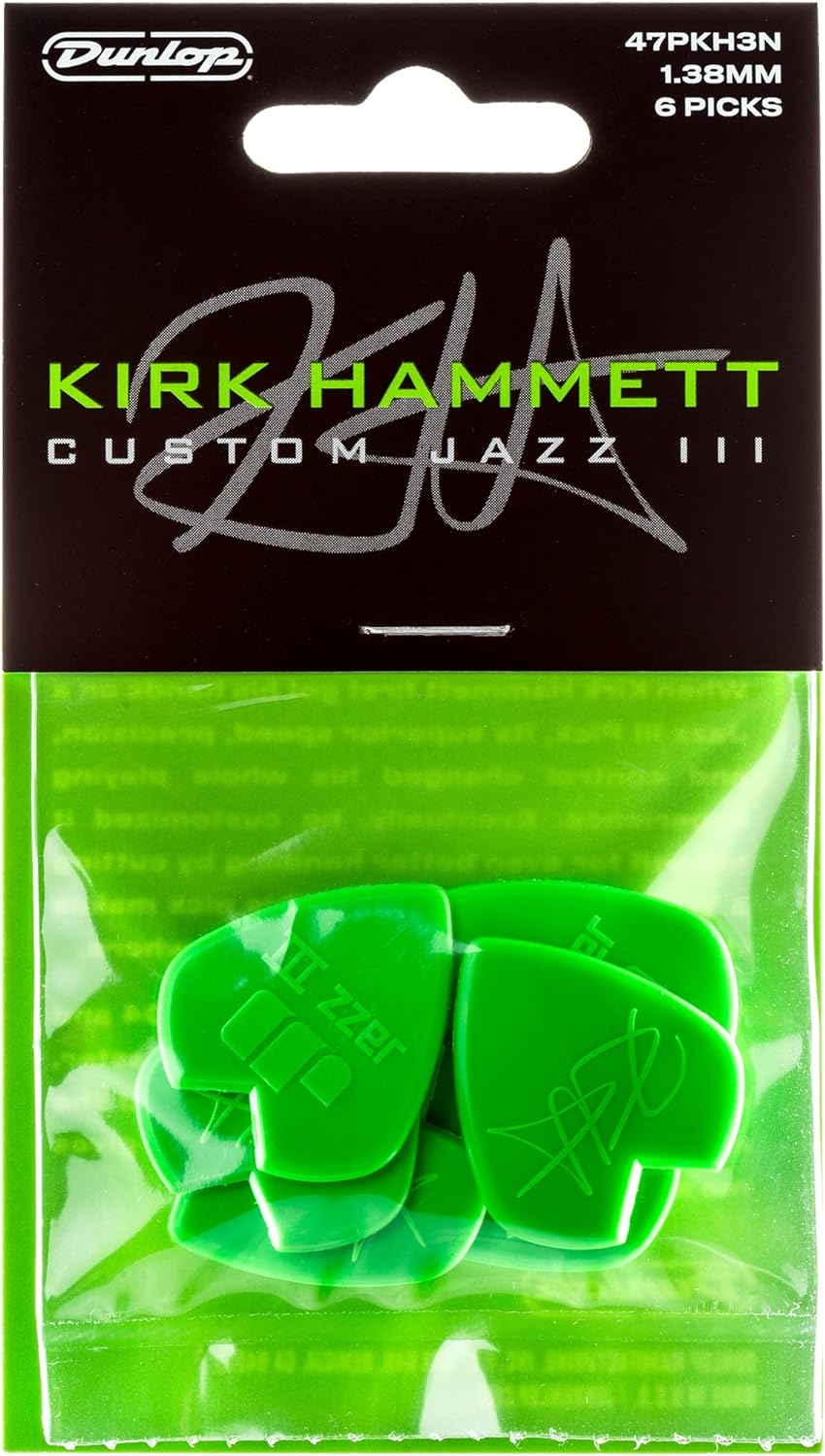 Dunlop Kirk Hammett Jazz III: Precision Pack of 6