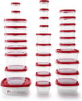 Rubbermaid 60-Piece Food Storage Containers with Lids - Meal Prep