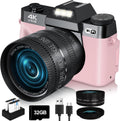 4K 56MP Vlogging Camera for YouTube - Compact 4K VJIANGER