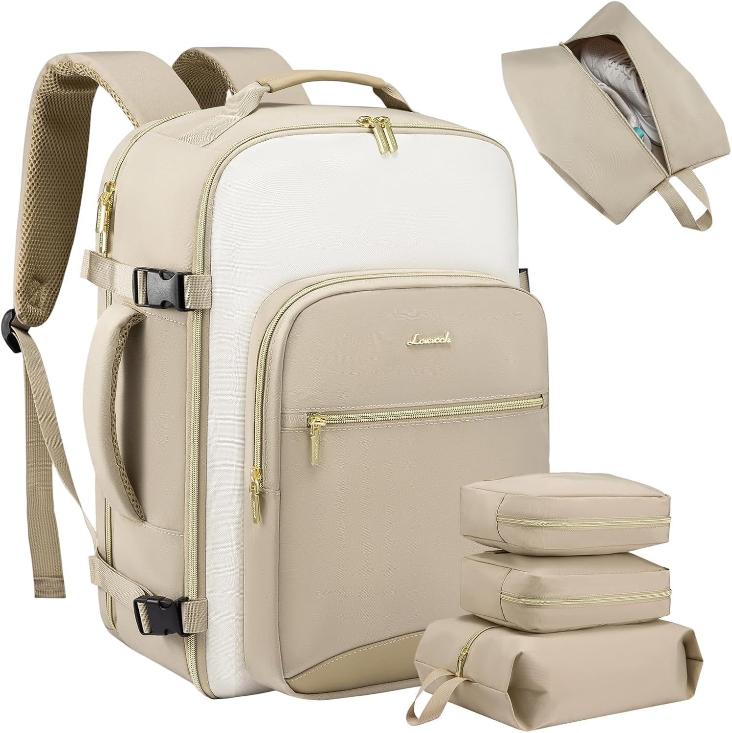 LOVEVOOK 40L Large Travel Backpack for Women and Men