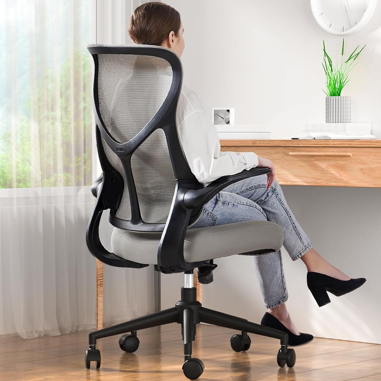 Sweetcrispy Ergonomic Mesh Gaming Chair - Lumbar Support & 120 Tilt