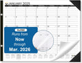 SUNEE 2025 Desk Calendar Large 22x17 - 18 Months Desktop Planner