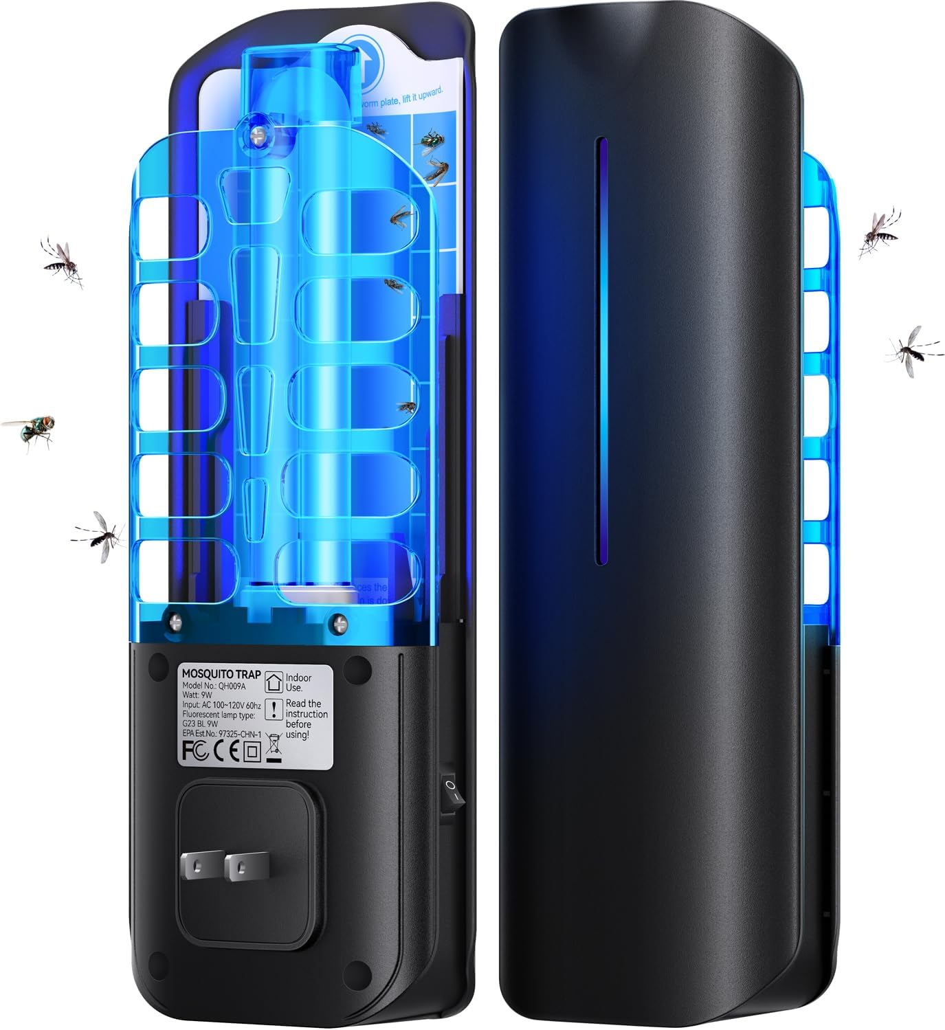 Flying Insect Trap Plug in Mosquito Bug Zapper for Home Use