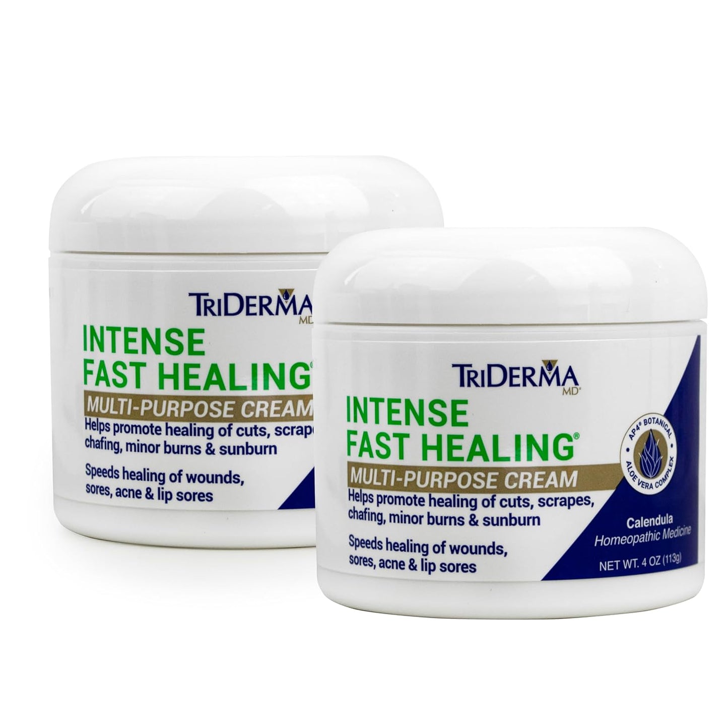 TriDerma Intense Fast Healing Cream for Rashes and Wounds
