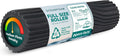 Oceanfoam Tidal Roller Charcoal - Firm Wide Wave Foam Roller for Back