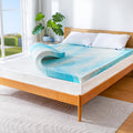 Marsail Mattress Topper Twin 3-in Gel Memory Foam - Cooler Comfort