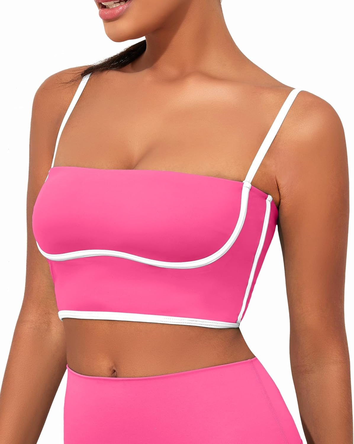 AngiMelo Square Neck Sports Bra - Ultimate Support