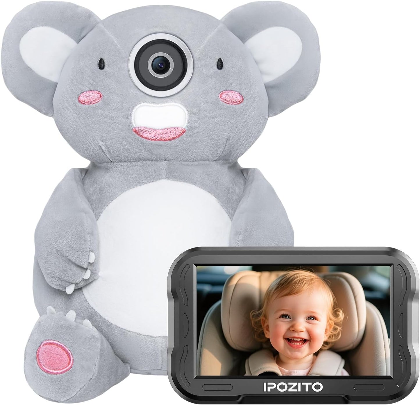 IP OZITO Baby Car Camera with 1080P HD Night Vision for Safety