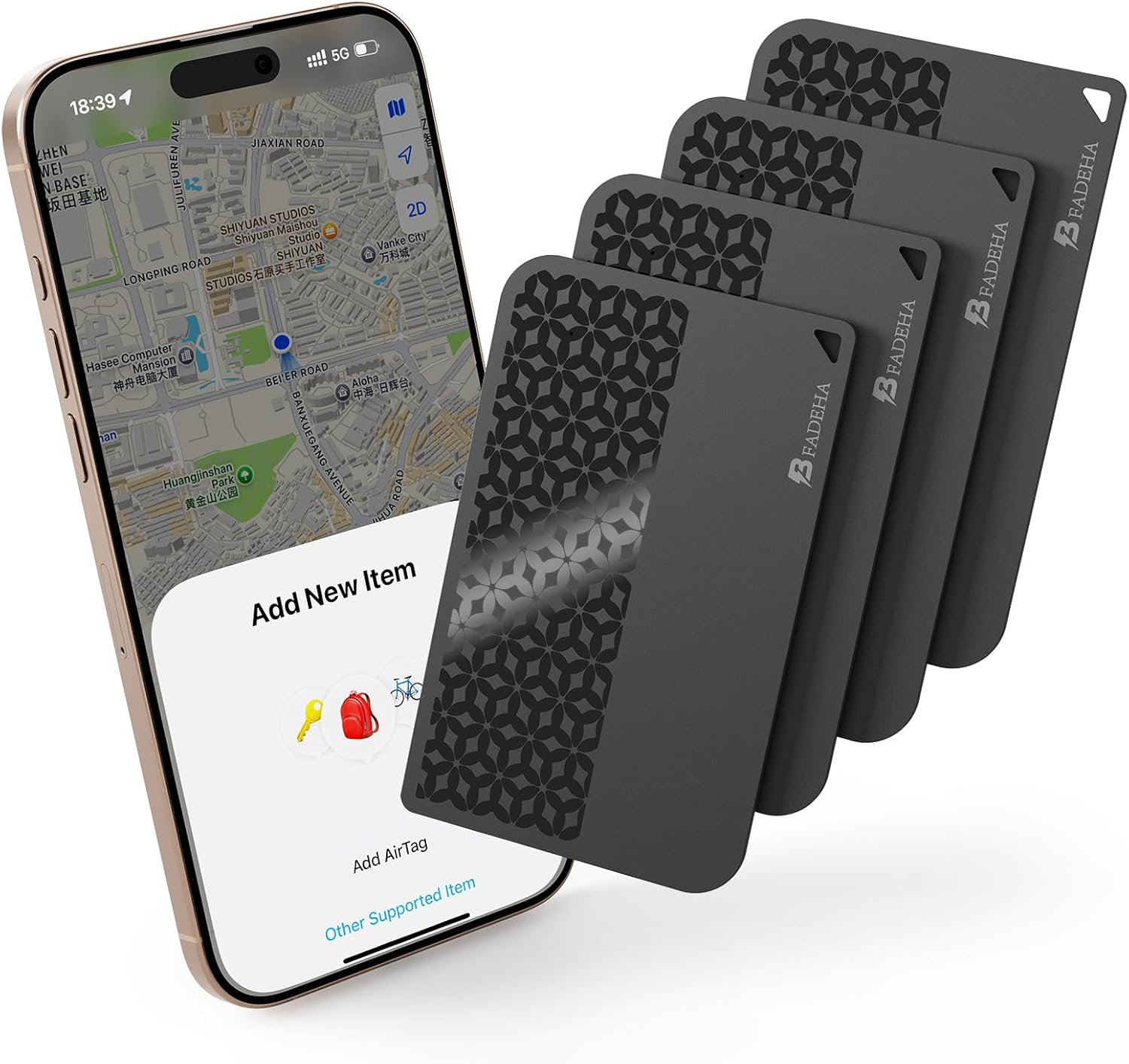 Bluetooth Tracker Smart Finder for Apple Find My iPhone Card