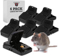 TwinTech Large Mouse Trap for Mouse Rat Chipmunk (6 Pack) - Durable