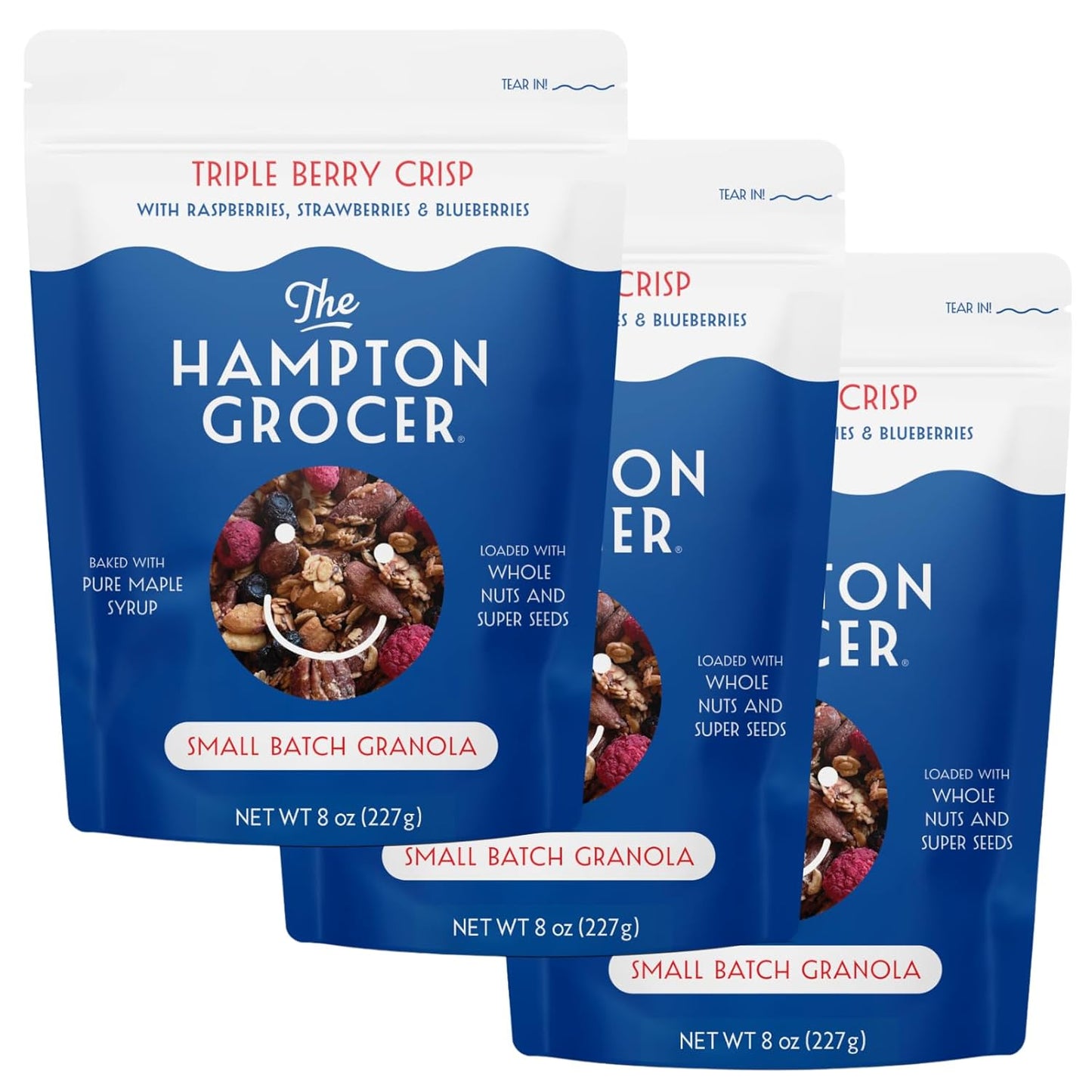 Triple Berry Crisp Granola - Gluten-Free, Organic & Crunchy