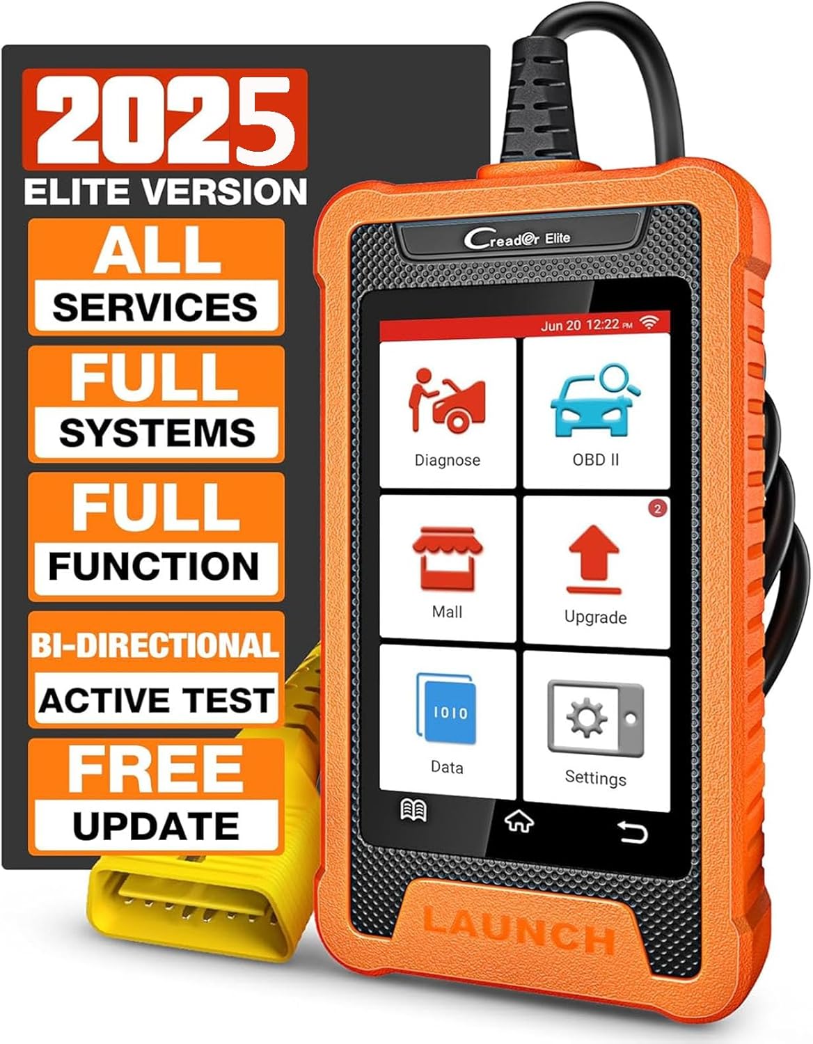 2025 LAUNCH Creader Elite OBD2 Scanner for Honda and Acura