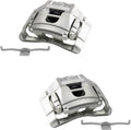 TRQ Front Brake Caliper Set Compatible with 2005-2011 Audi Models