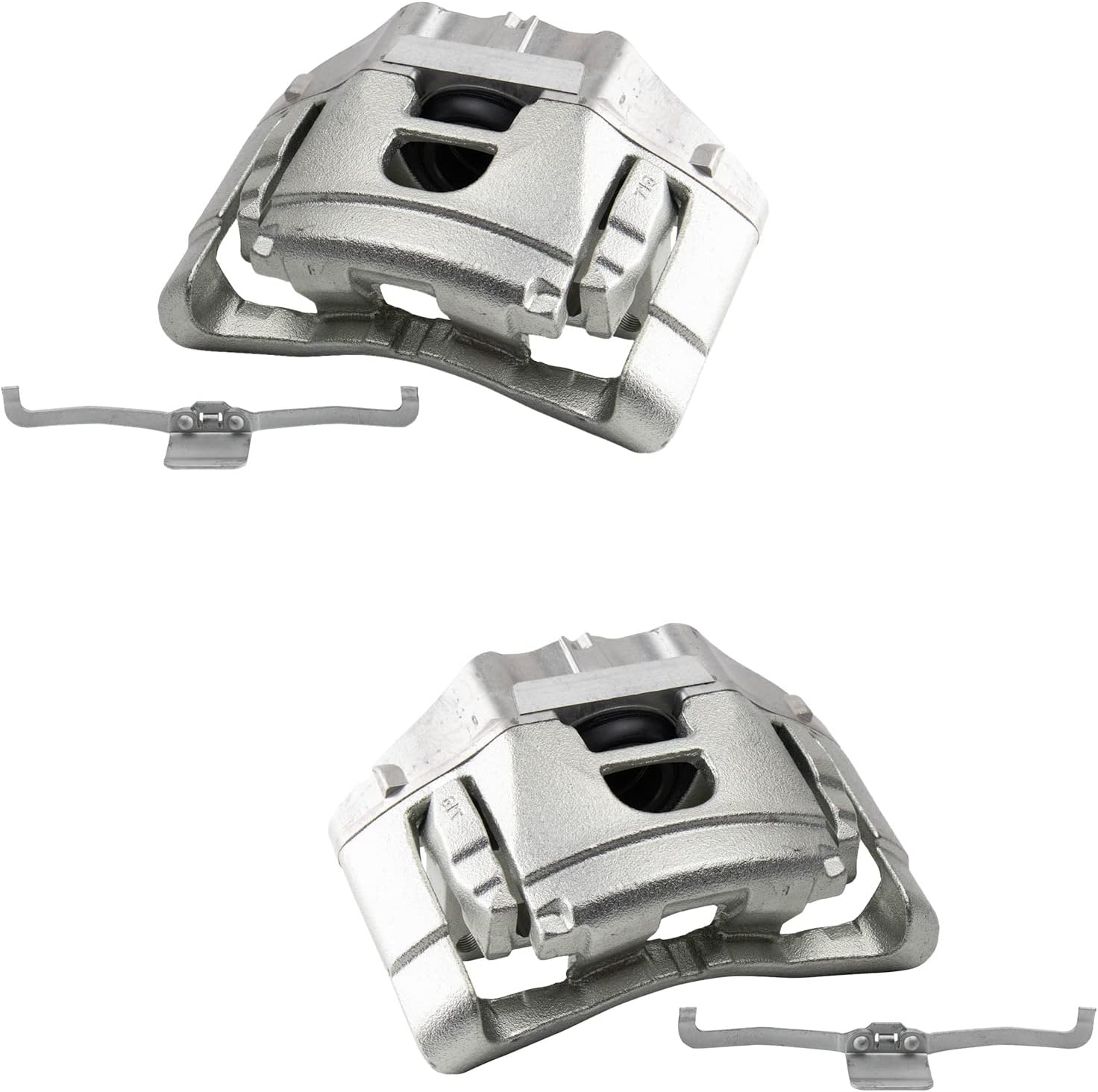 TRQ Front Brake Caliper Set for Audi A4 A6 Quattro Models