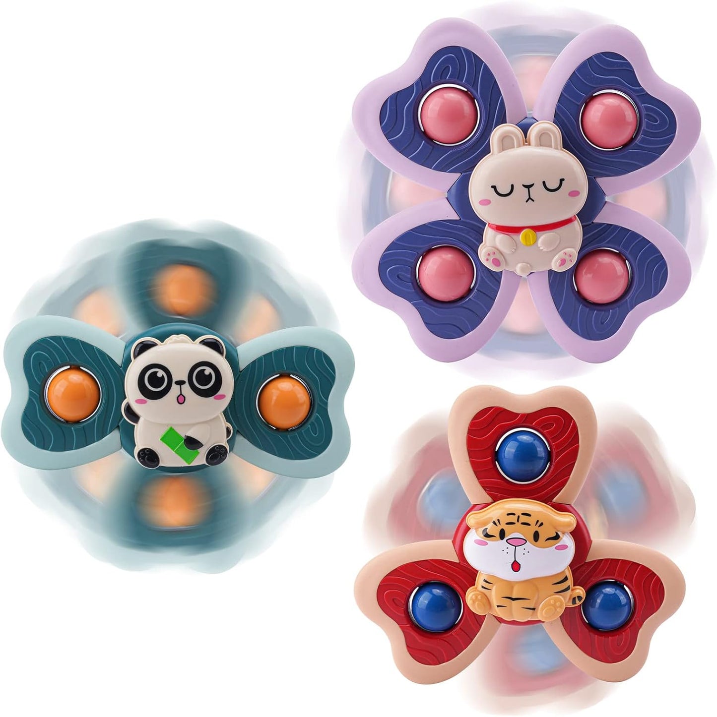 Spinning Suction Cup Toy for Tiny Travelers