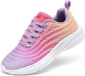 Kids Lace Up Tennis Sneakers with Sparkle Glitter - Durable Comfort