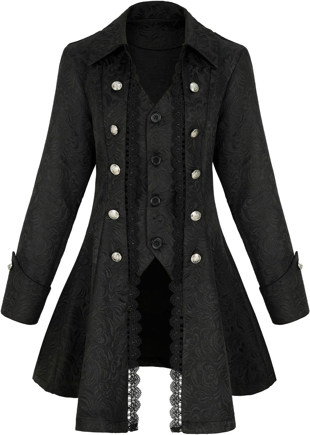 Women's Renaissance Gothic Coat for Steampunk and Medieval Style