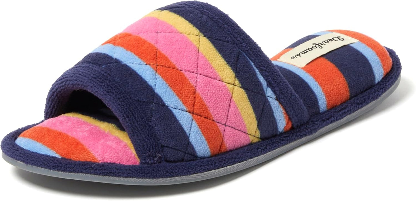 Dearfoams Women's Beatrice Side Gore Slide Slipper Review