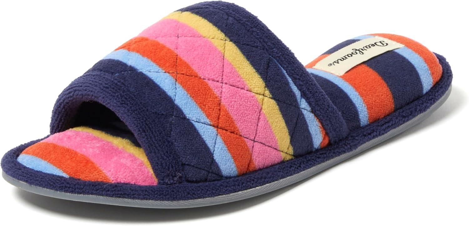Dearfoams Women's Beatrice Side Gore Slide Slipper Review