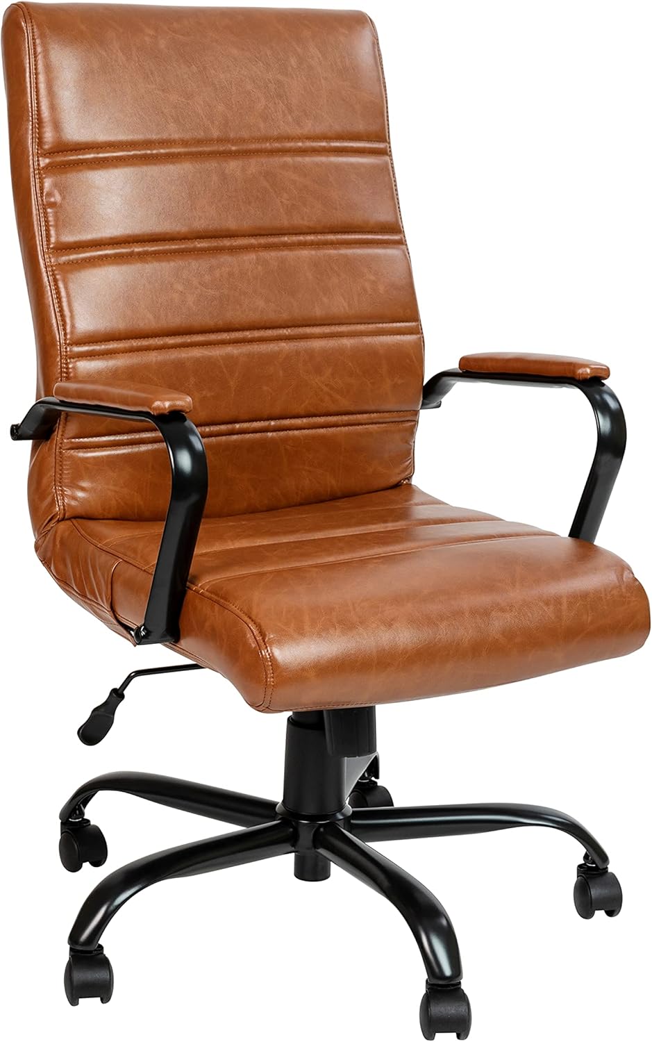 Whitney High-Back Leather Desk Chair
